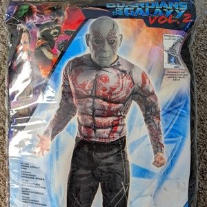 Drax the Destroyer Guardians of the Galaxy Vol. 2 Adult Costume Jumpsuit Mask